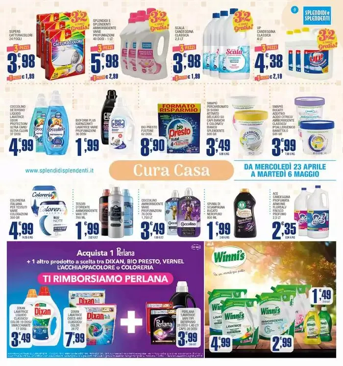 Prendi 3 paghi 2 da 23 aprile a 6 maggio di 2025 - Pagina del volantino 9