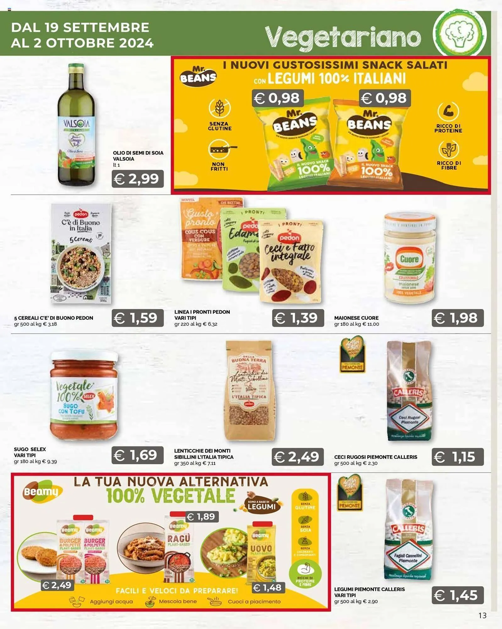 Volantino Mercatò da 19 settembre a 2 ottobre di 2024 - Pagina del volantino 13