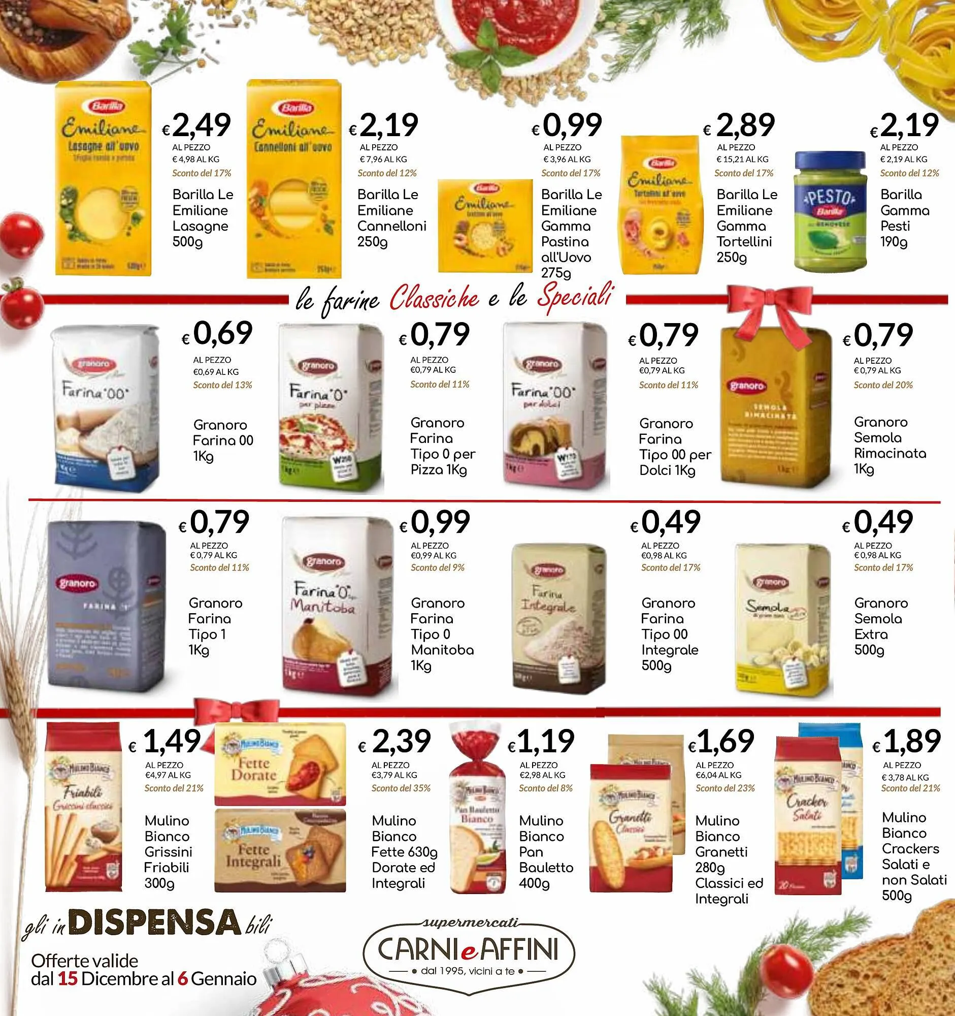 Volantino Carni e Affini Supermercati da 15 dicembre a 6 gennaio di 2024 - Pagina del volantino 18