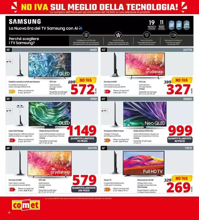 No IVA sul meglio della tecnologia! da 8 maggio a 21 maggio di 2025 - Pagina del volantino 26