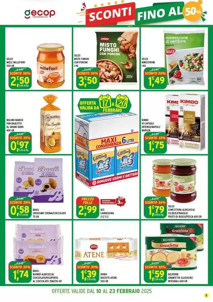 Sconti fino al 50% da 10 febbraio a 23 febbraio di 2025 - Pagina del volantino 5