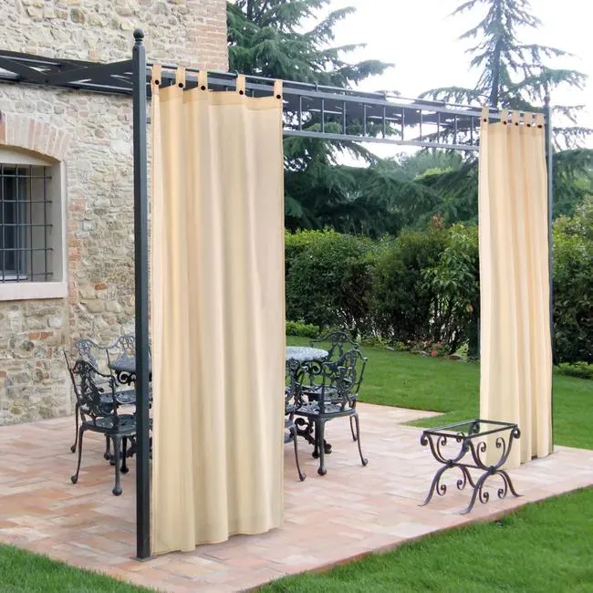 Tenda Gazebo ecrù, passanti nascosti 160x270 cm