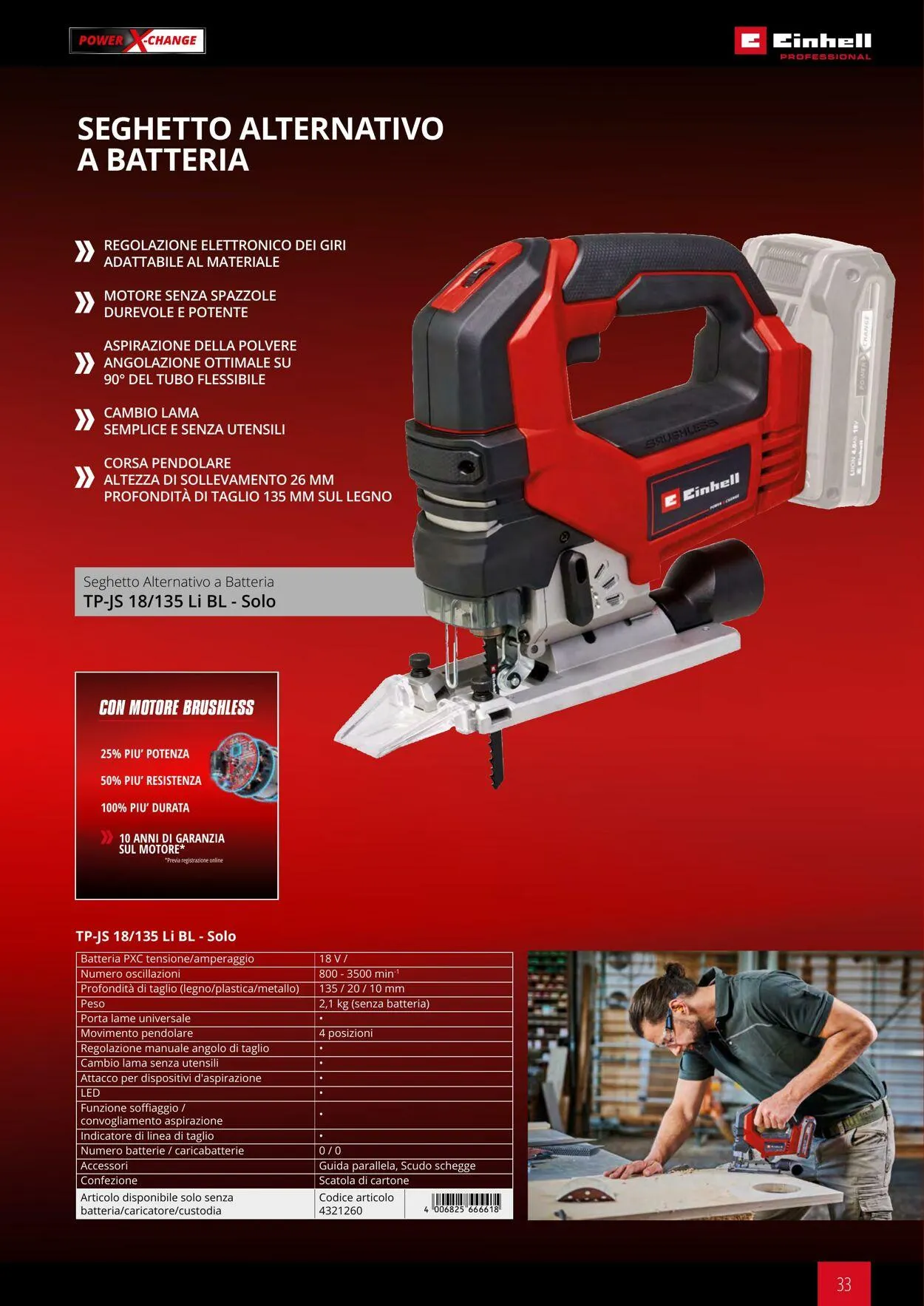 Einhell da 17 giugno a 17 dicembre di 2025 - Pagina del volantino 33