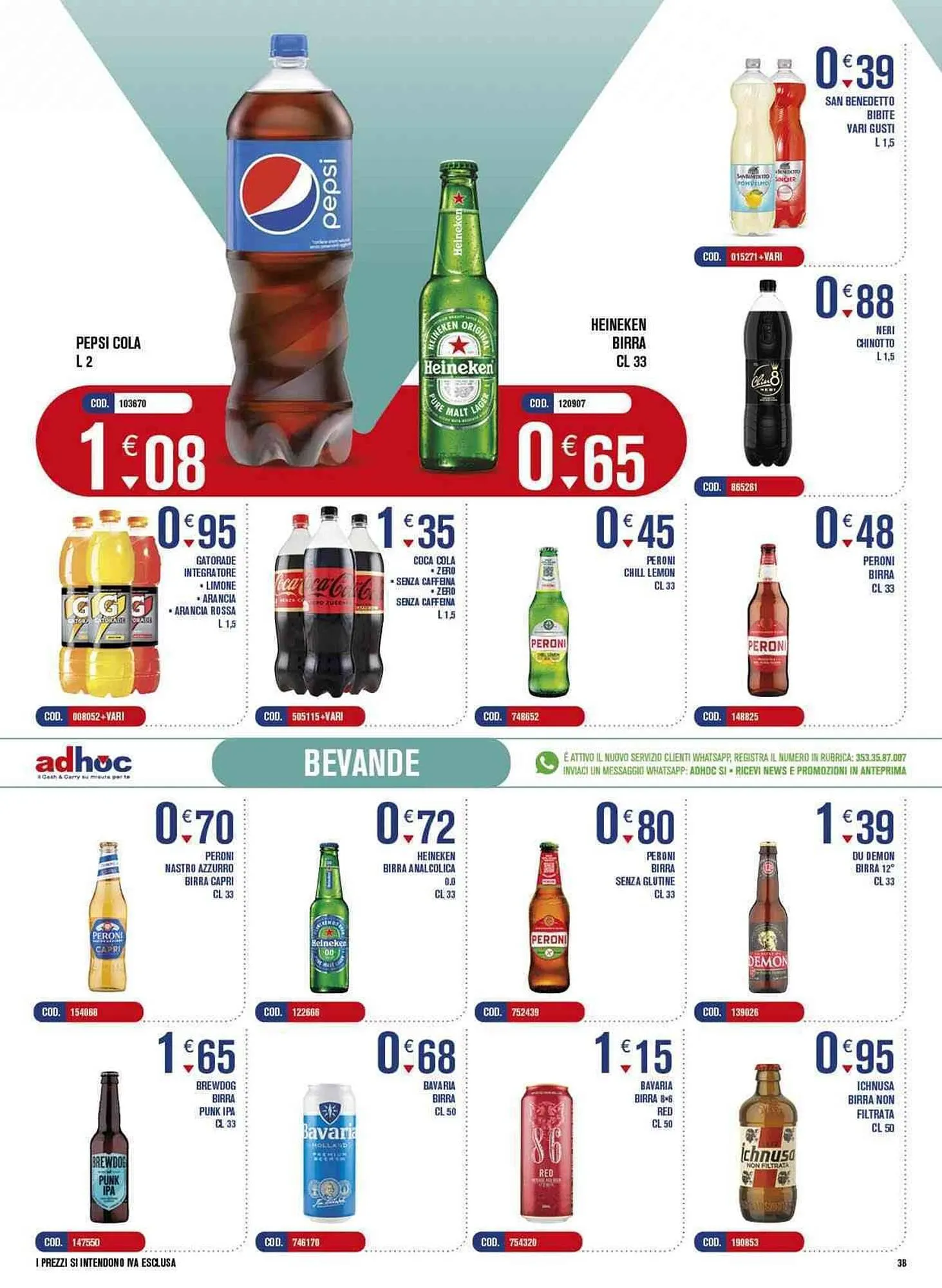 Volantino Adhoc da 27 dicembre a 7 gennaio di 2024 - Pagina del volantino 38