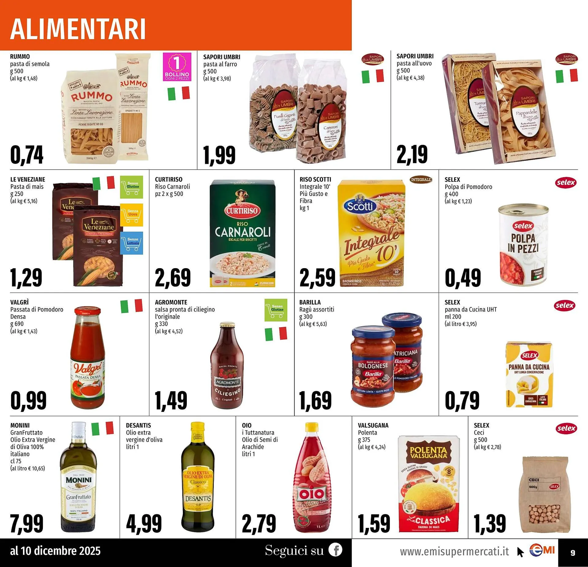 Volantino Emi Supermercati da 27 novembre a 10 dicembre di 2025 - Pagina del volantino 9