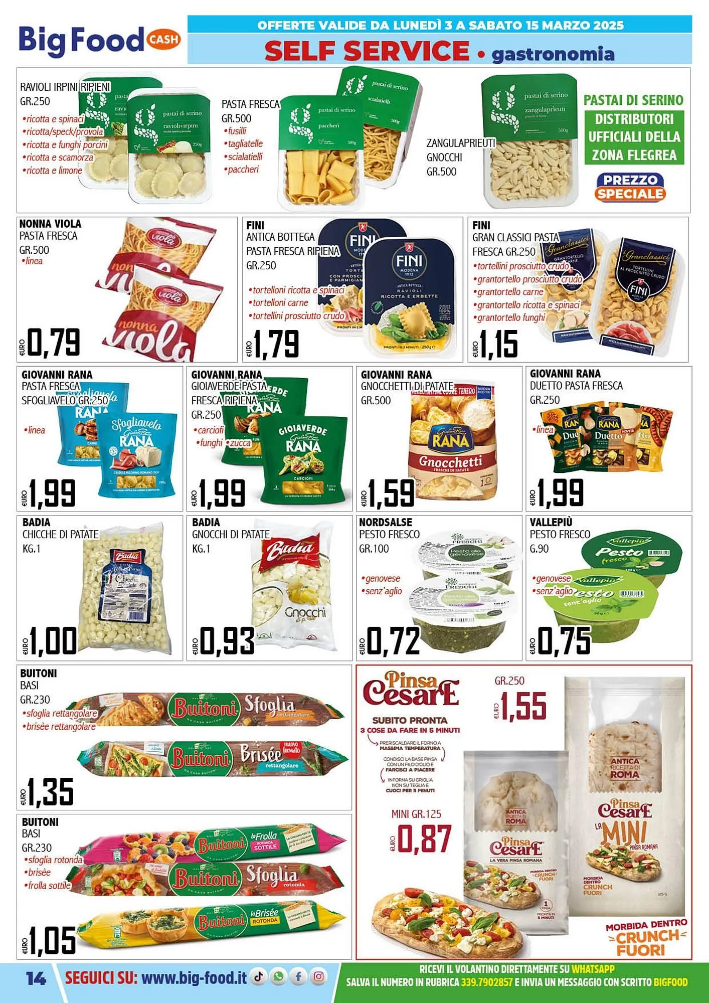 Volantino Big Food da 3 marzo a 15 marzo di 2025 - Pagina del volantino 14