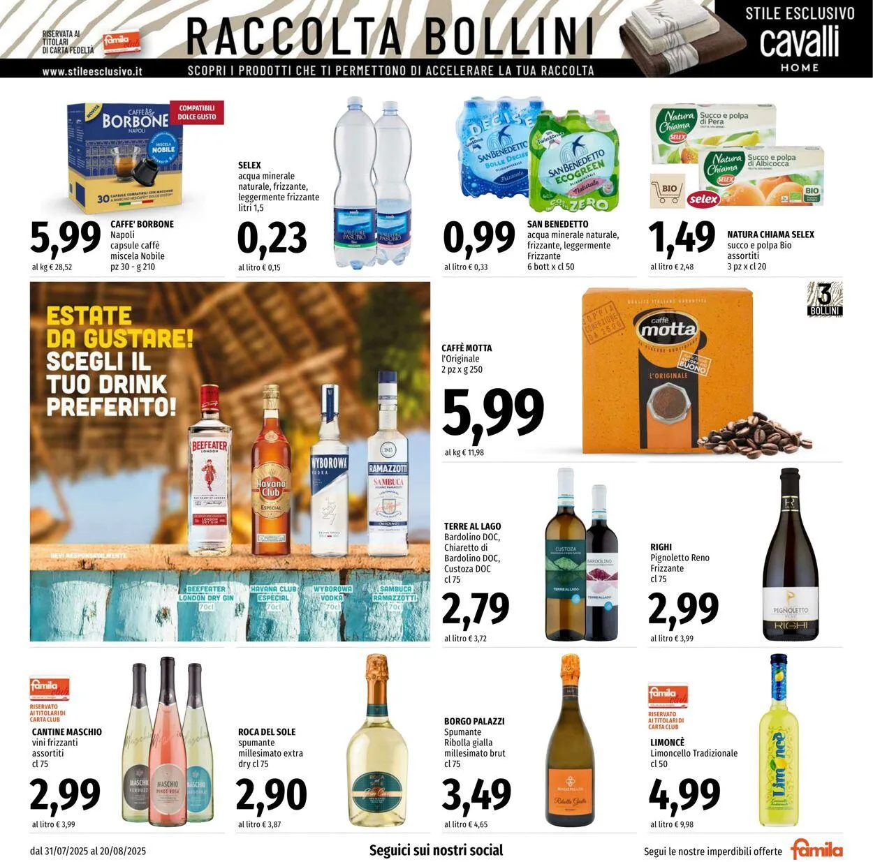 Famila Volantino attuale da 31 luglio a 20 agosto di 2025 - Pagina del volantino 17