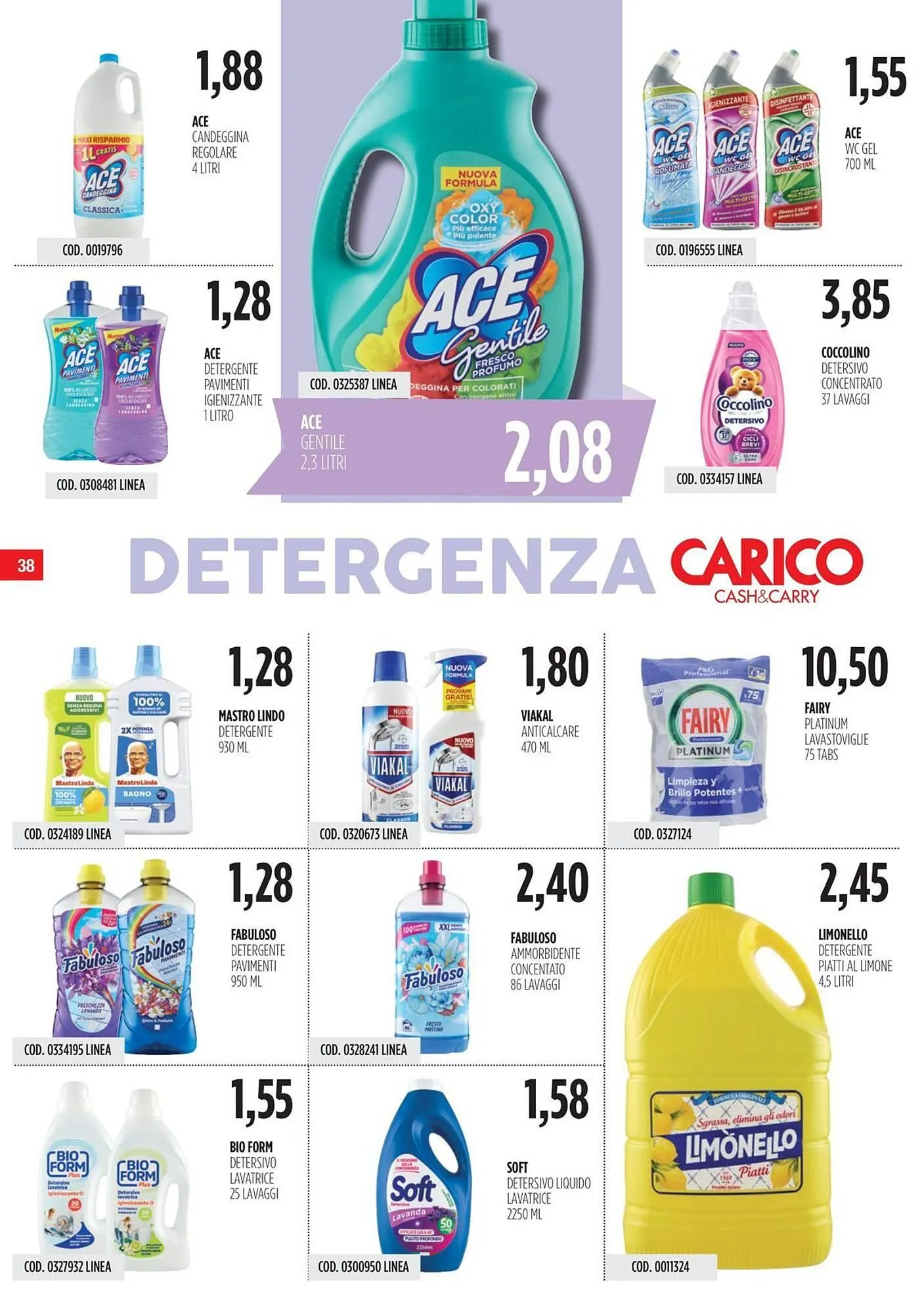 Volantino Carico Cash & Carry da 23 ottobre a 5 novembre di 2025 - Pagina del volantino 38