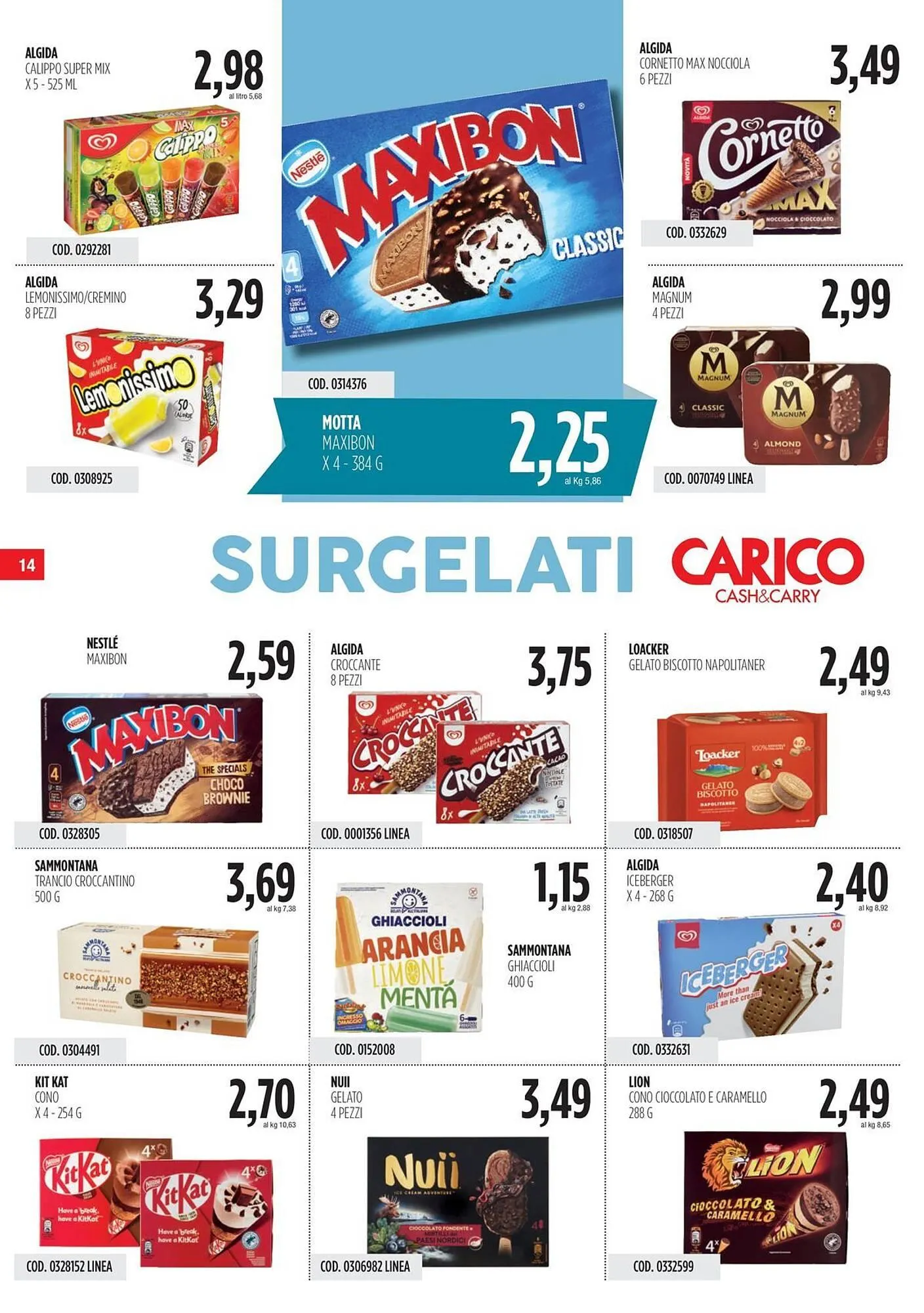 Volantino Carico Cash & Carry da 3 luglio a 16 luglio di 2025 - Pagina del volantino 14
