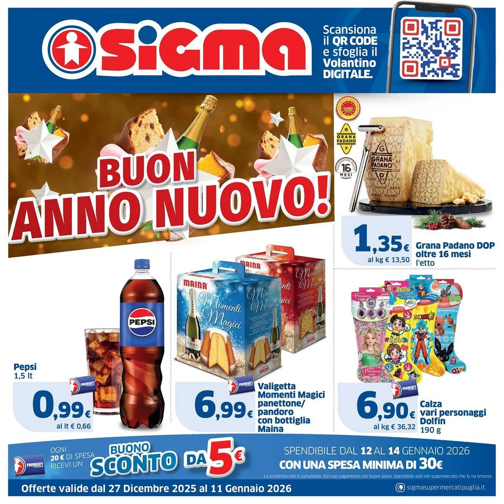 Volantino Sigma da 27 dicembre a 11 gennaio di 2026 - Pagina del volantino 1