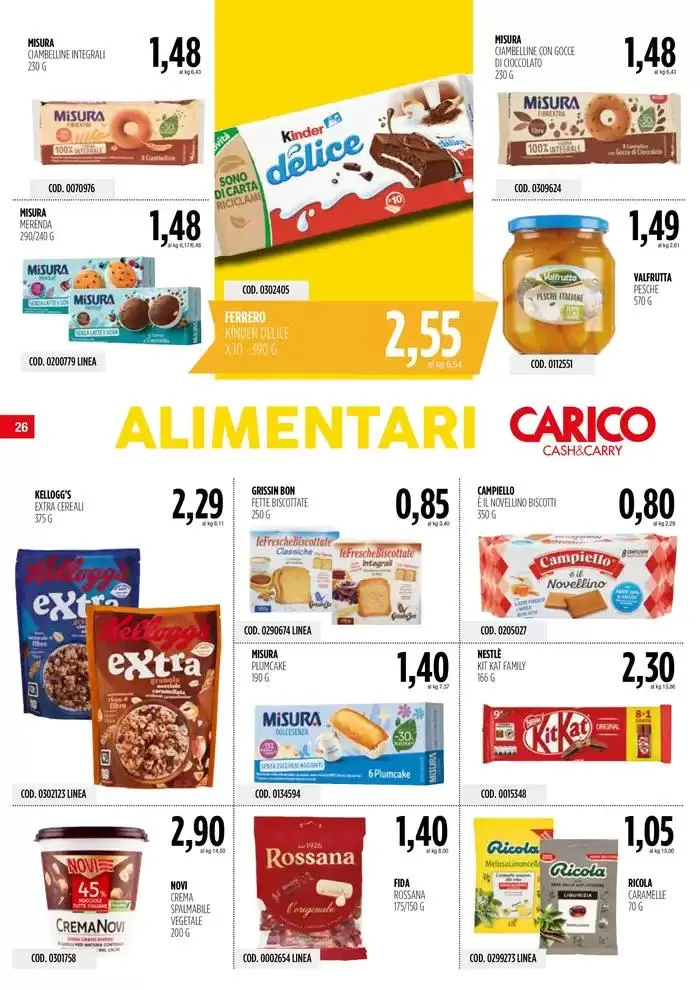 Offerte Carico Cash & Carry da 24 ottobre a 6 novembre di 2024 - Pagina del volantino 26