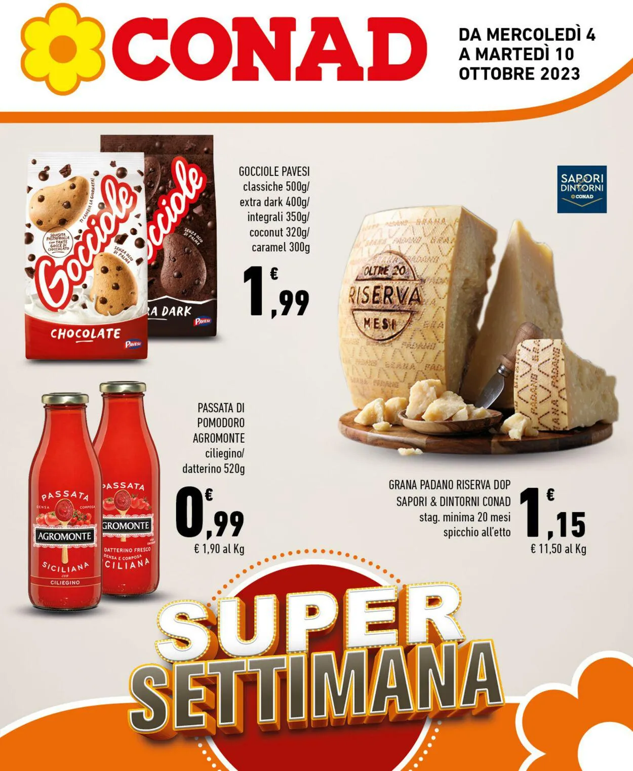 Conad - Superstore - Palermo Volantino attuale da 4 ottobre a 10 ottobre di 2023 - Pagina del volantino 1