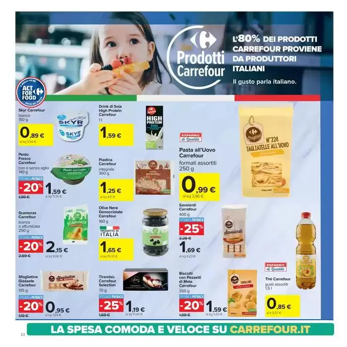 Sconti di pasqua da 8 aprile a 21 aprile di 2025 - Pagina del volantino 22