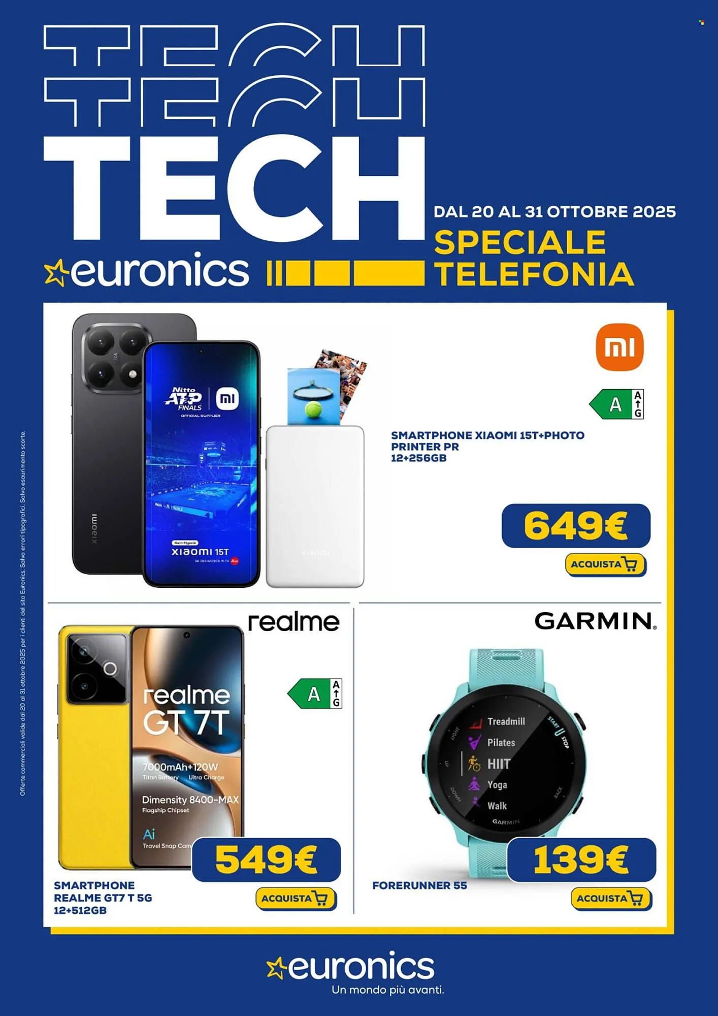 Volantino Euronics da 20 ottobre a 31 ottobre di 2025 - Pagina del volantino 1