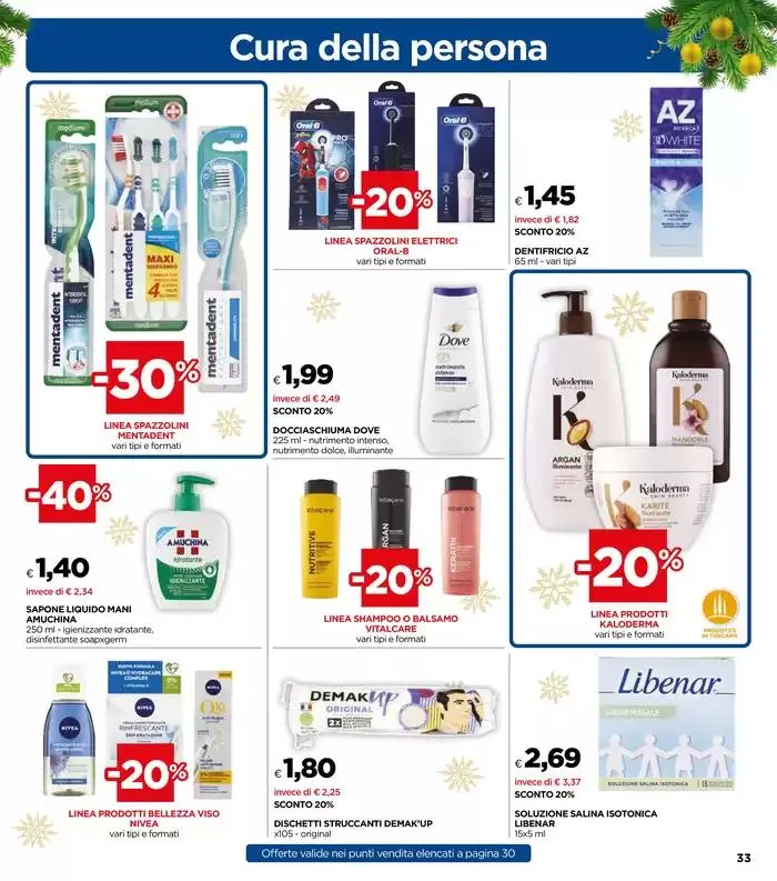 Dal 28 novembre all’11 dicembre 2024 da 28 novembre a 11 dicembre di 2024 - Pagina del volantino 33