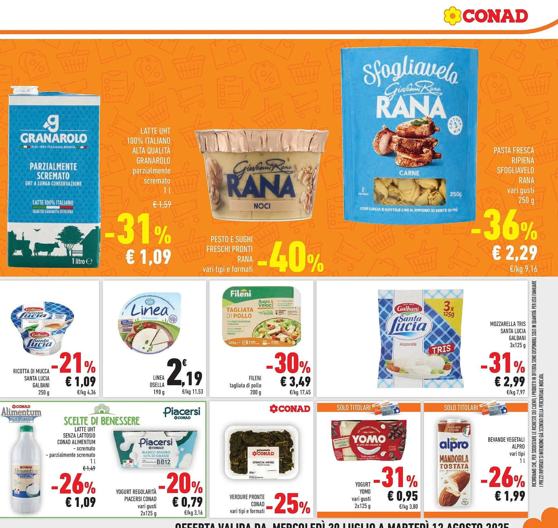 Volantino Conad da 29 luglio a 12 agosto di 2025 - Pagina del volantino 7