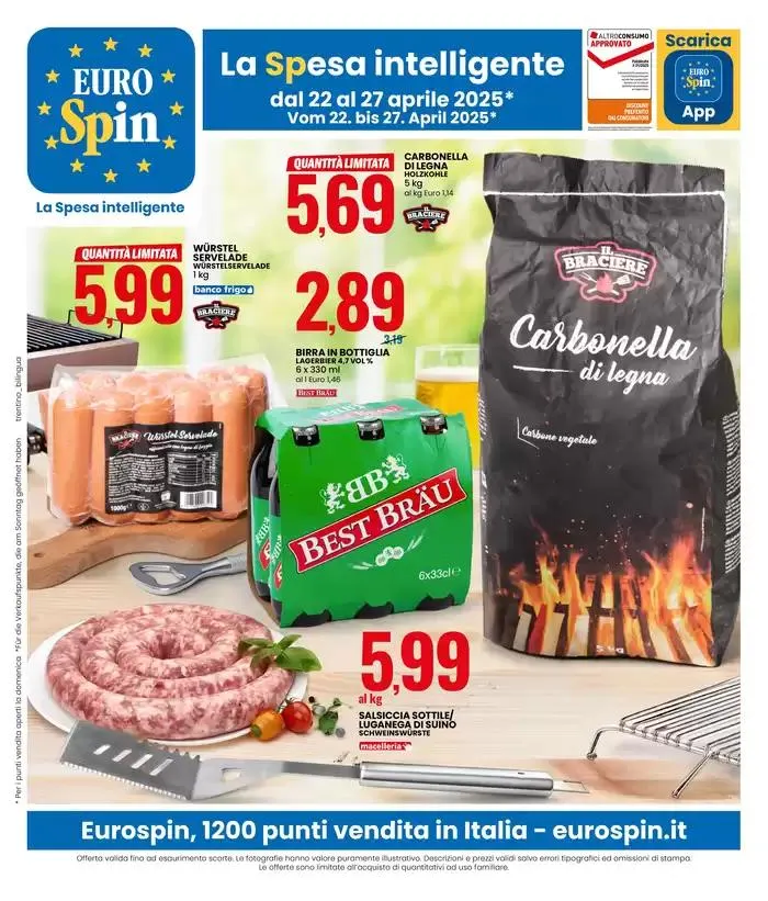 Speciale grigliata e speciale Radames da 22 aprile a 27 aprile di 2025 - Pagina del volantino 1