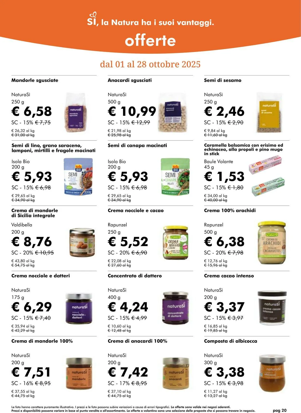 Natura Sì Volantino attuale da 6 novembre a 20 novembre di 2025 - Pagina del volantino 19