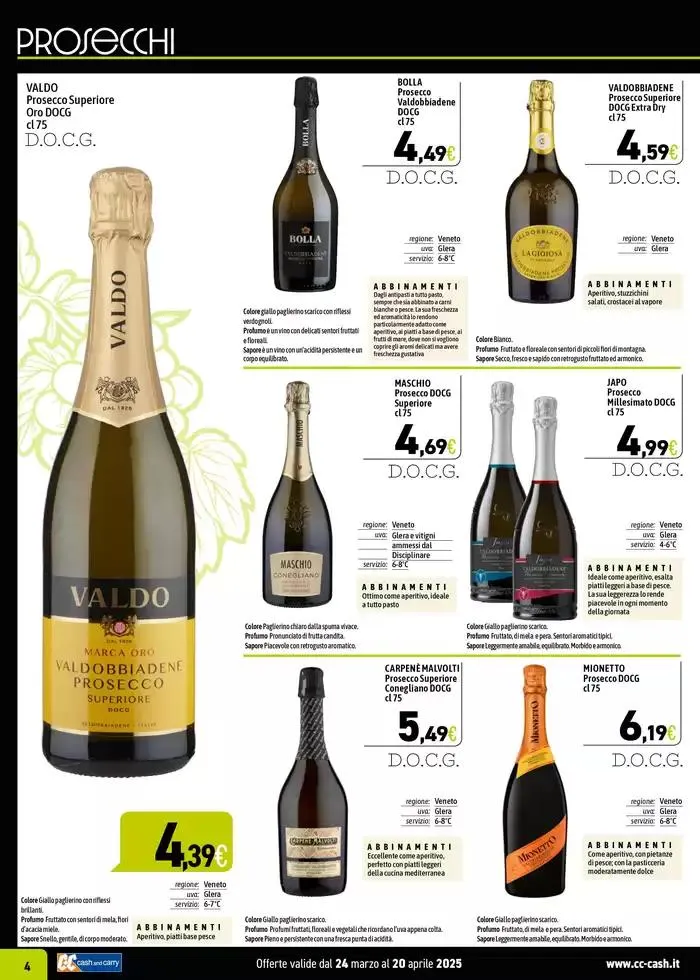 CARTA VINI 2025 da 24 marzo a 20 aprile di 2025 - Pagina del volantino 4