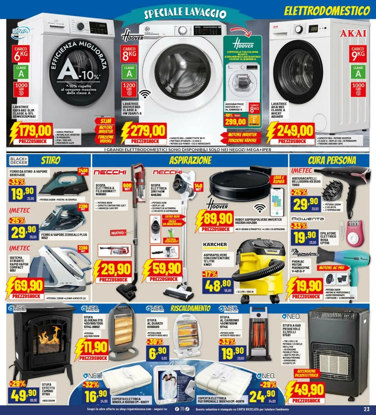 Risparmio Casa Volantino attuale da 23 ottobre a 8 novembre di 2025 - Pagina del volantino 23