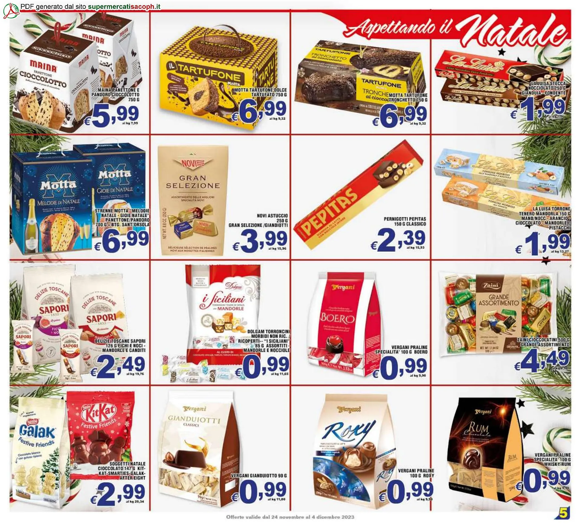 Volantino Sacoph da 24 novembre a 4 dicembre di 2023 - Pagina del volantino 5