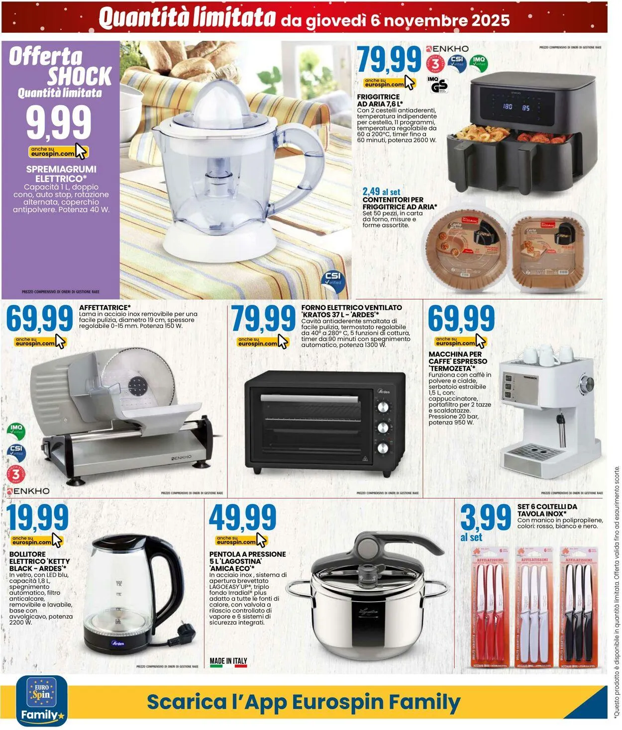 EURO Spin Volantino attuale da 6 novembre a 16 novembre di 2025 - Pagina del volantino 12
