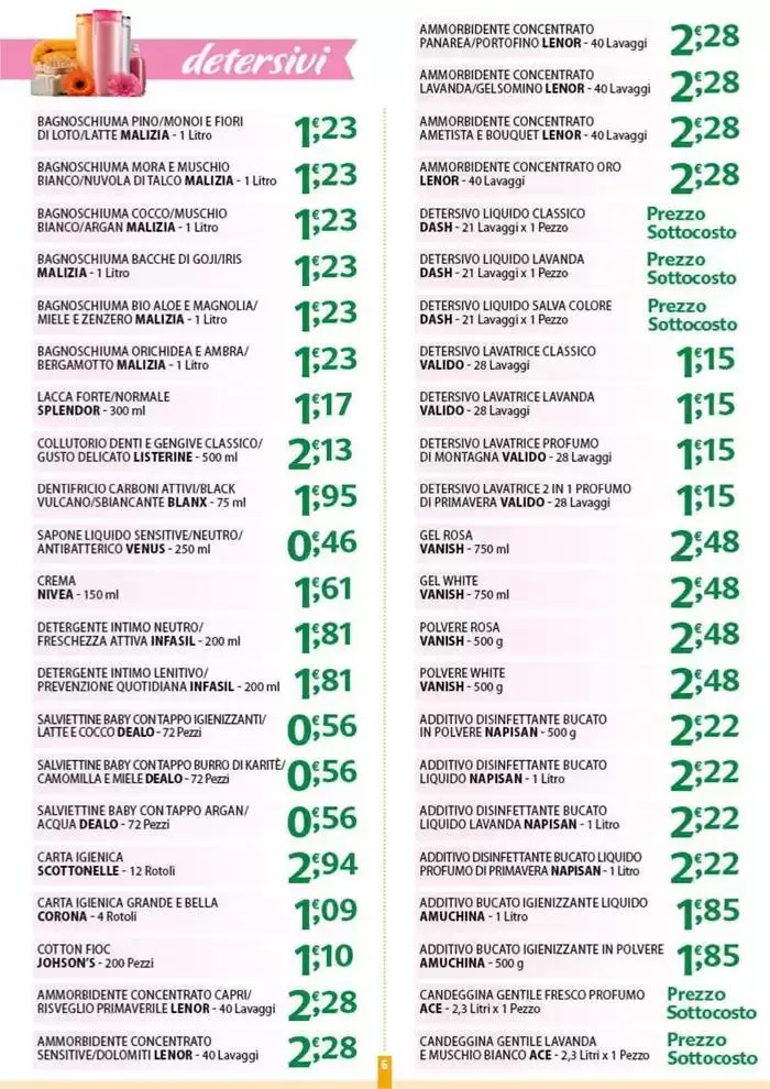 Sottocosto da 17 marzo a 22 marzo di 2025 - Pagina del volantino 6