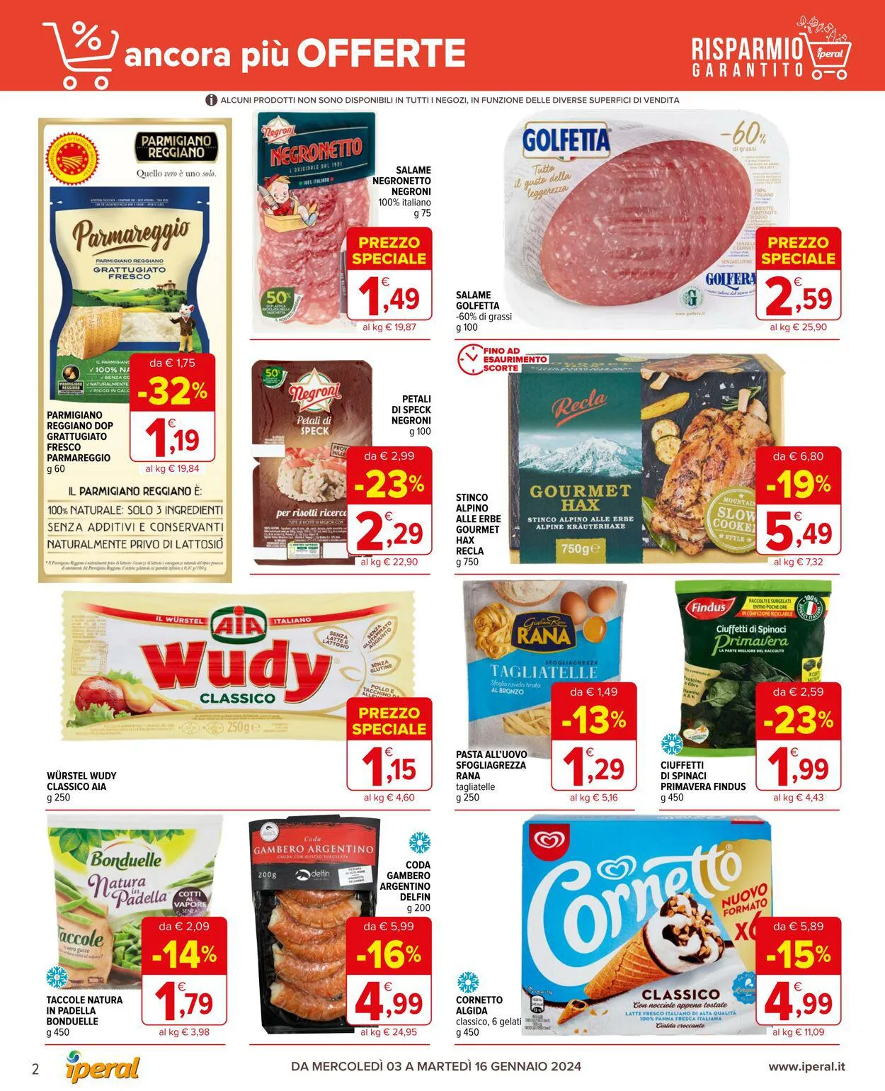 Iperal Volantino attuale da 3 gennaio a 16 gennaio di 2024 - Pagina del volantino 2