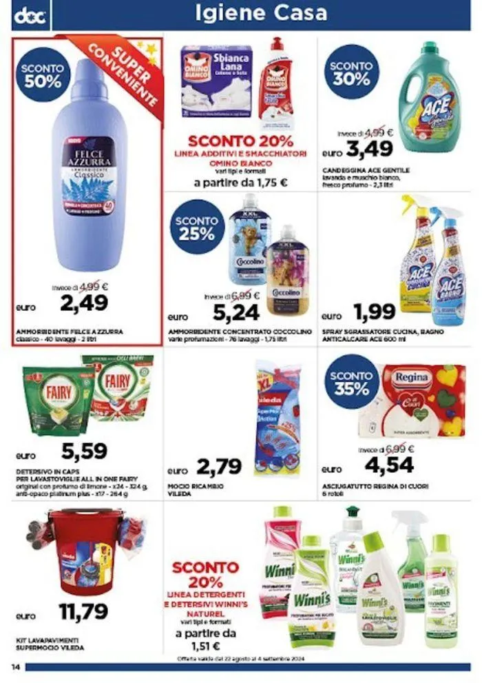 Dal 22 agosto al 4 settembre 2024 da 22 agosto a 4 settembre di 2024 - Pagina del volantino 14