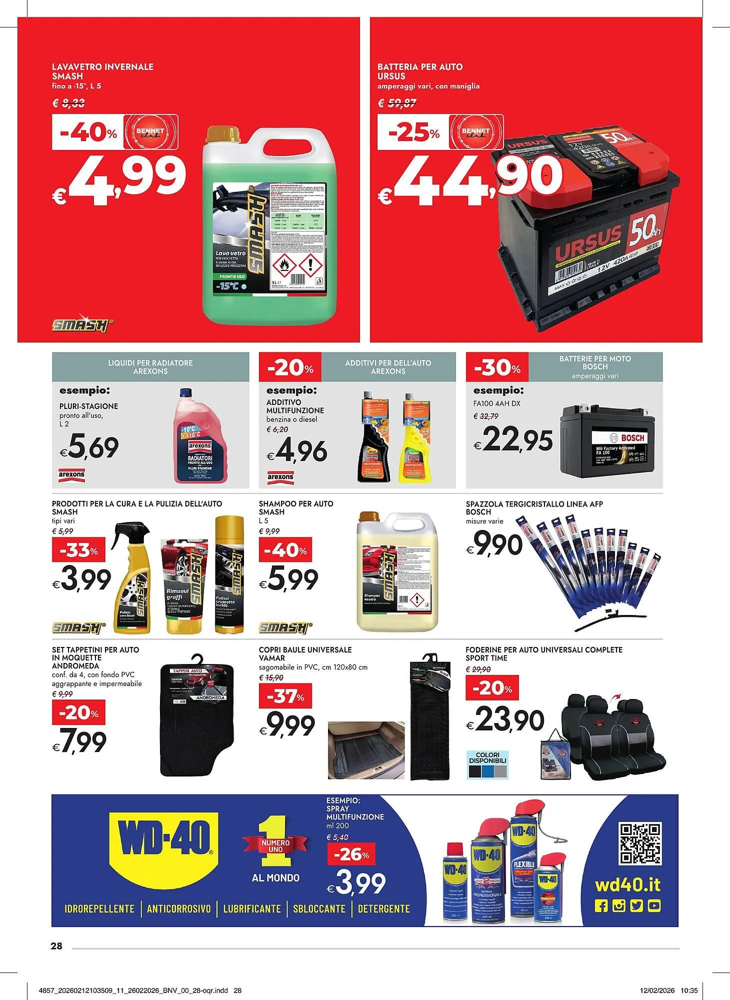 Volantino Bennet da 26 febbraio a 11 marzo di 2026 - Pagina del volantino 28