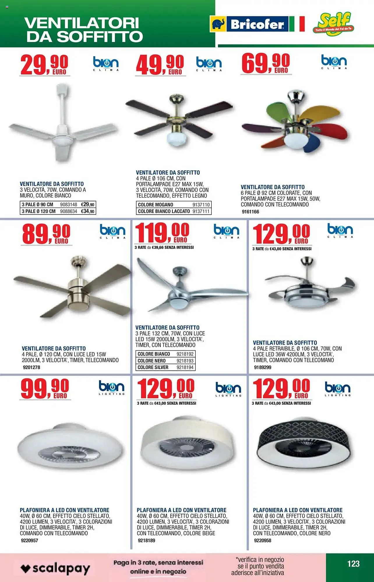 Volantino Bricofer da 27 maggio a 30 settembre di 2025 - Pagina del volantino 123