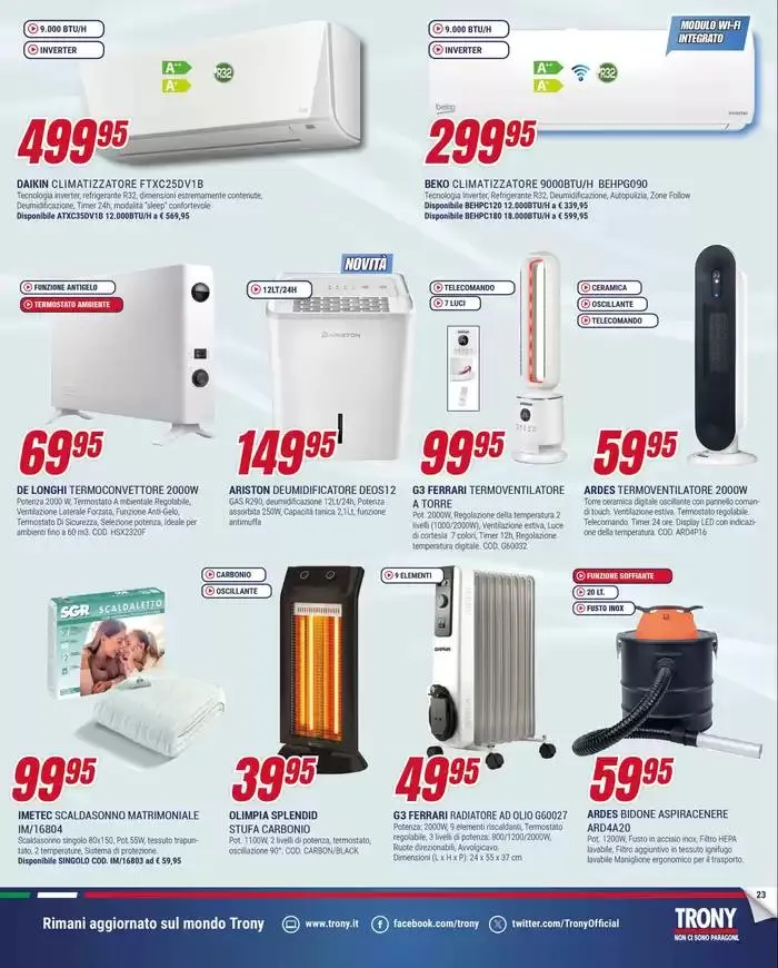 Prezzi senza paragony da 16 gennaio a 5 febbraio di 2025 - Pagina del volantino 23