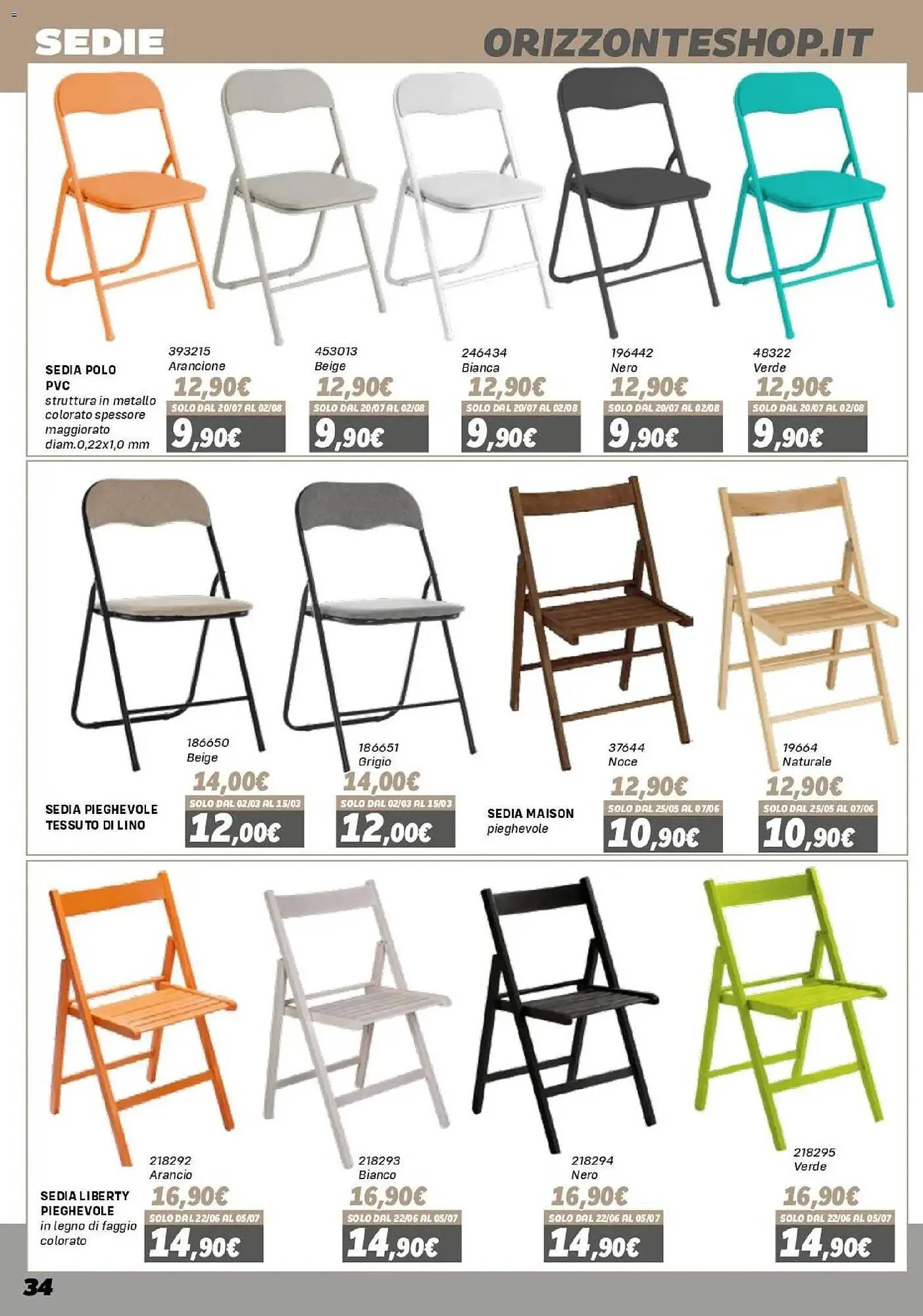 Volantino Orizzonte da 16 gennaio a 27 settembre di 2026 - Pagina del volantino 34