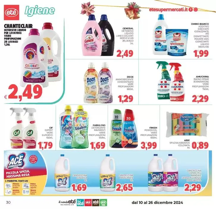Qualita a prezzo bloccato da 10 dicembre a 26 dicembre di 2024 - Pagina del volantino 30