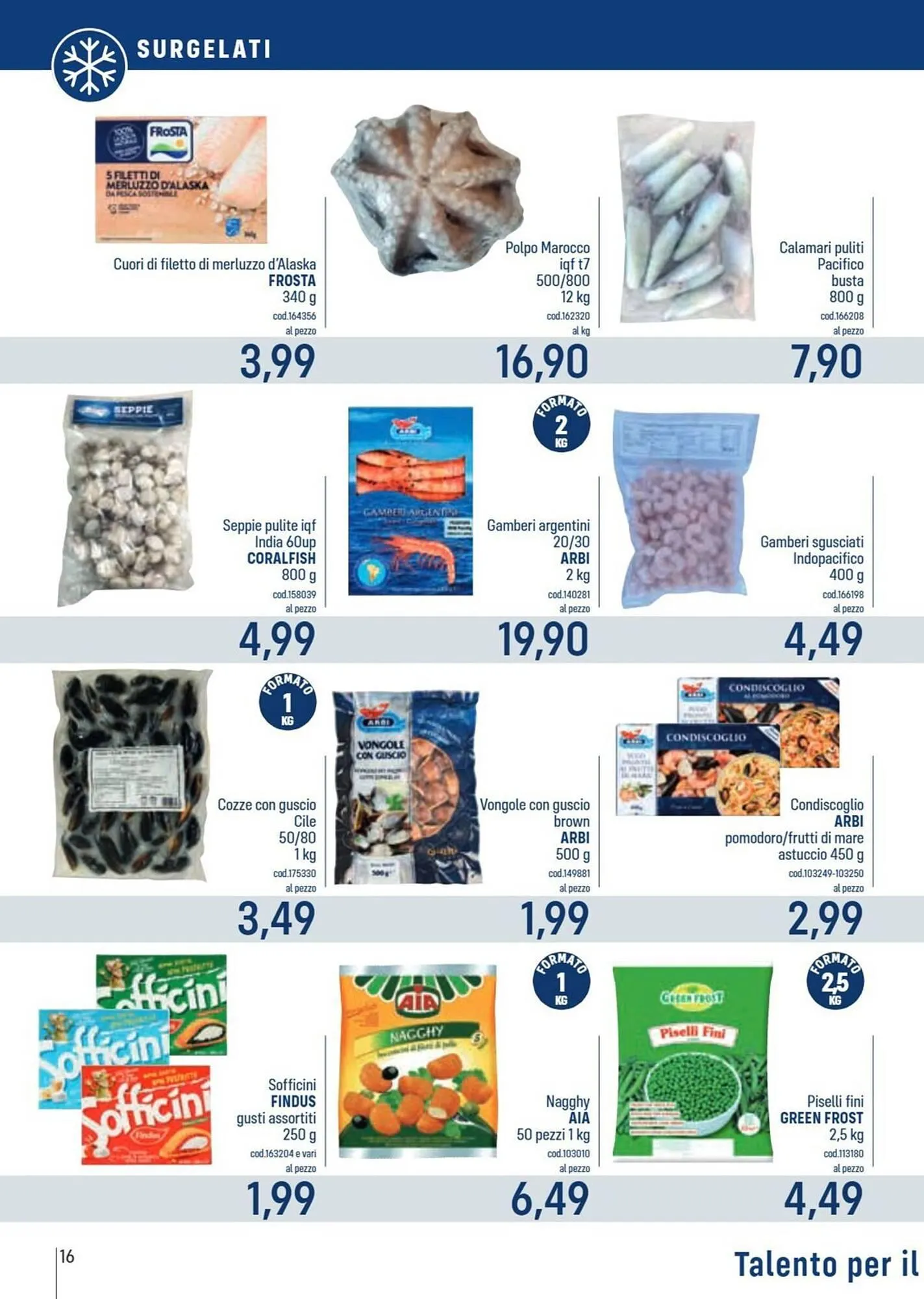 Volantino Talento Professional Store da 22 dicembre a 4 gennaio di 2026 - Pagina del volantino 16