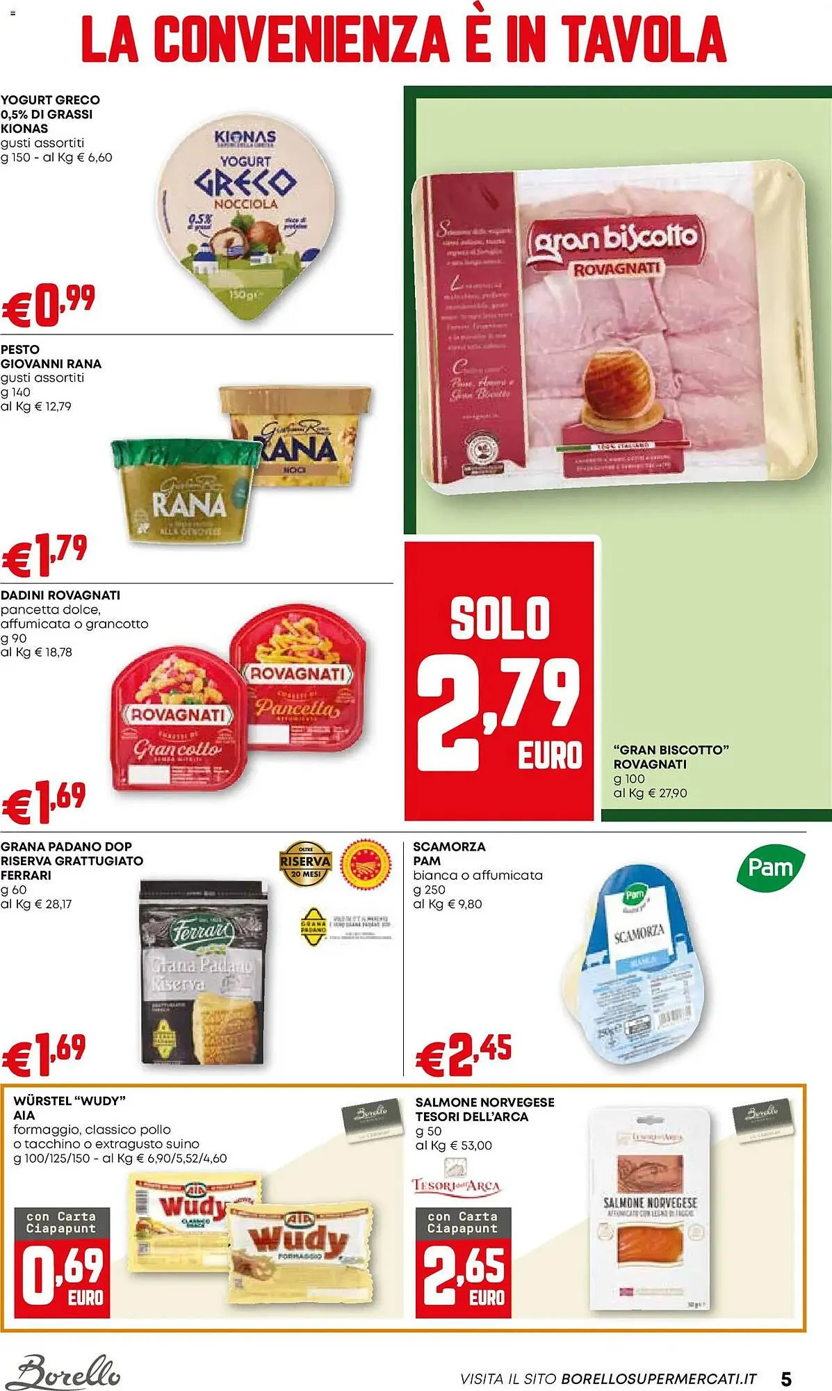 Volantino Borello Supermercati da 23 ottobre a 5 novembre di 2025 - Pagina del volantino 5