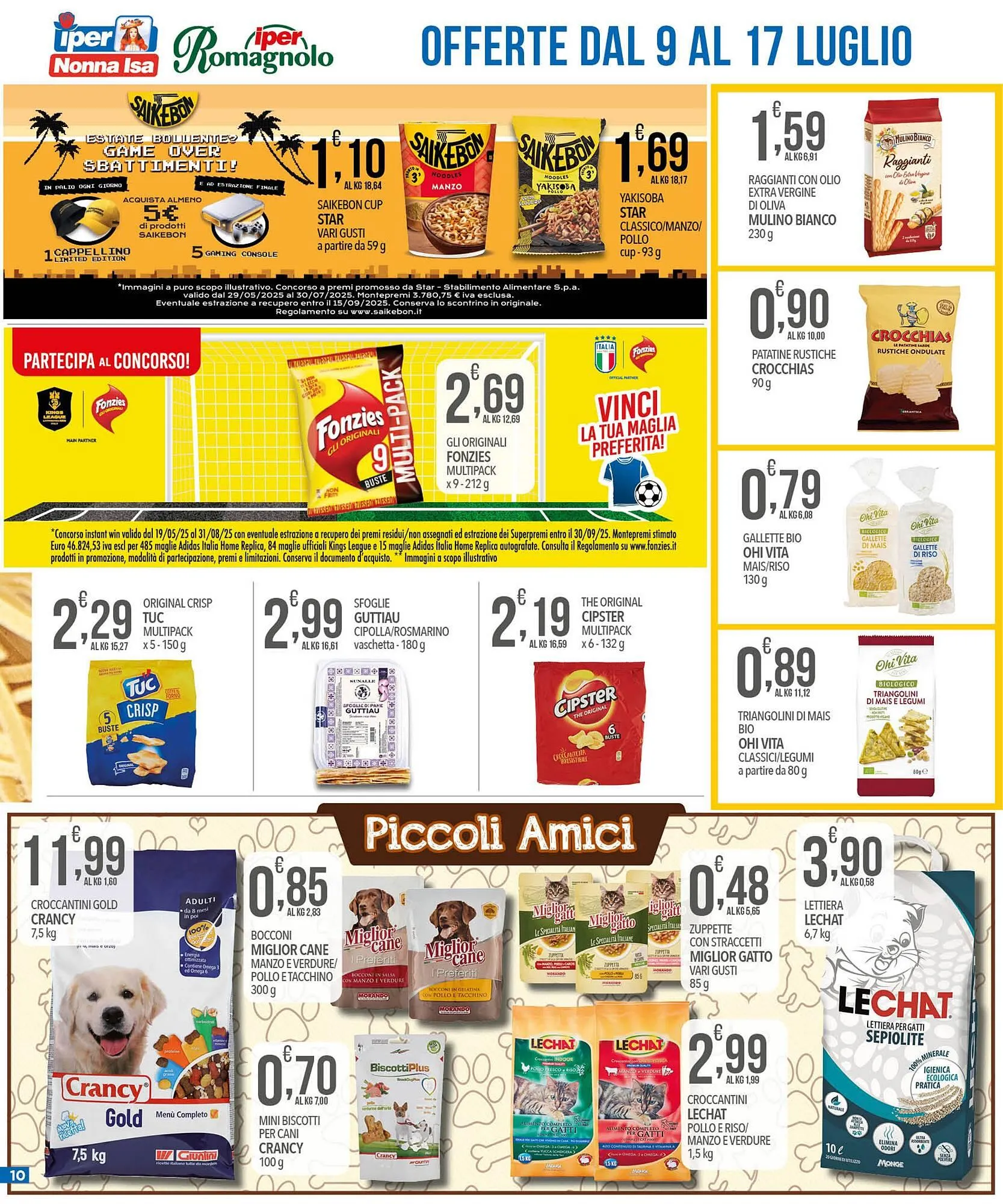 Volantino Iper Nonna Isa da 9 luglio a 17 luglio di 2025 - Pagina del volantino 10