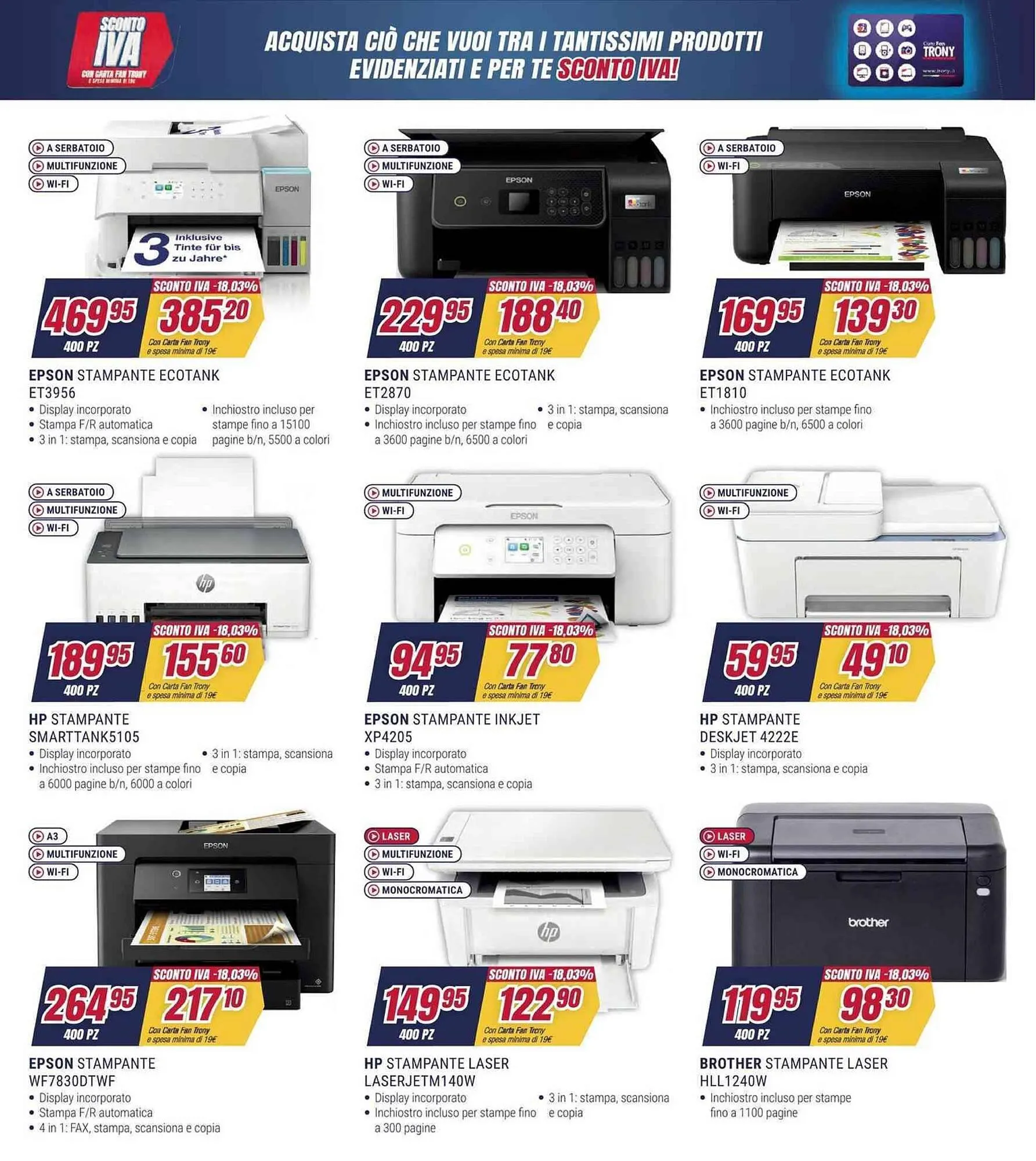 Volantino Trony da 2 aprile a 16 aprile di 2026 - Pagina del volantino 18