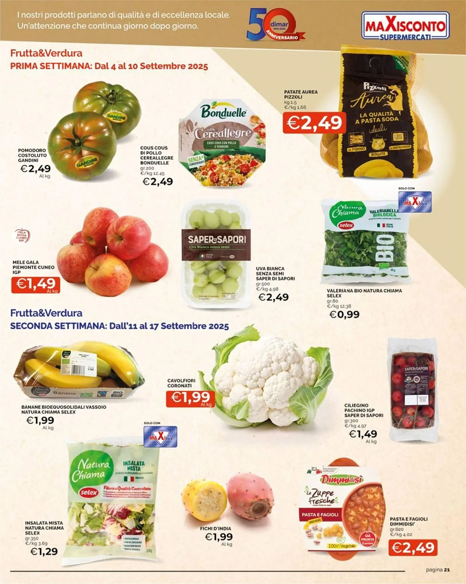 Volantino Maxisconto da 4 settembre a 17 settembre di 2025 - Pagina del volantino 21