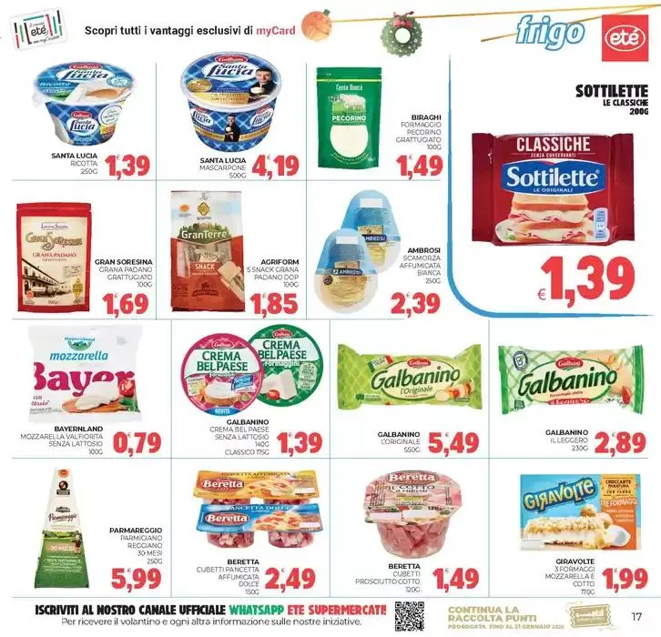 Qualita a prezzo bloccato da 10 dicembre a 26 dicembre di 2024 - Pagina del volantino 17