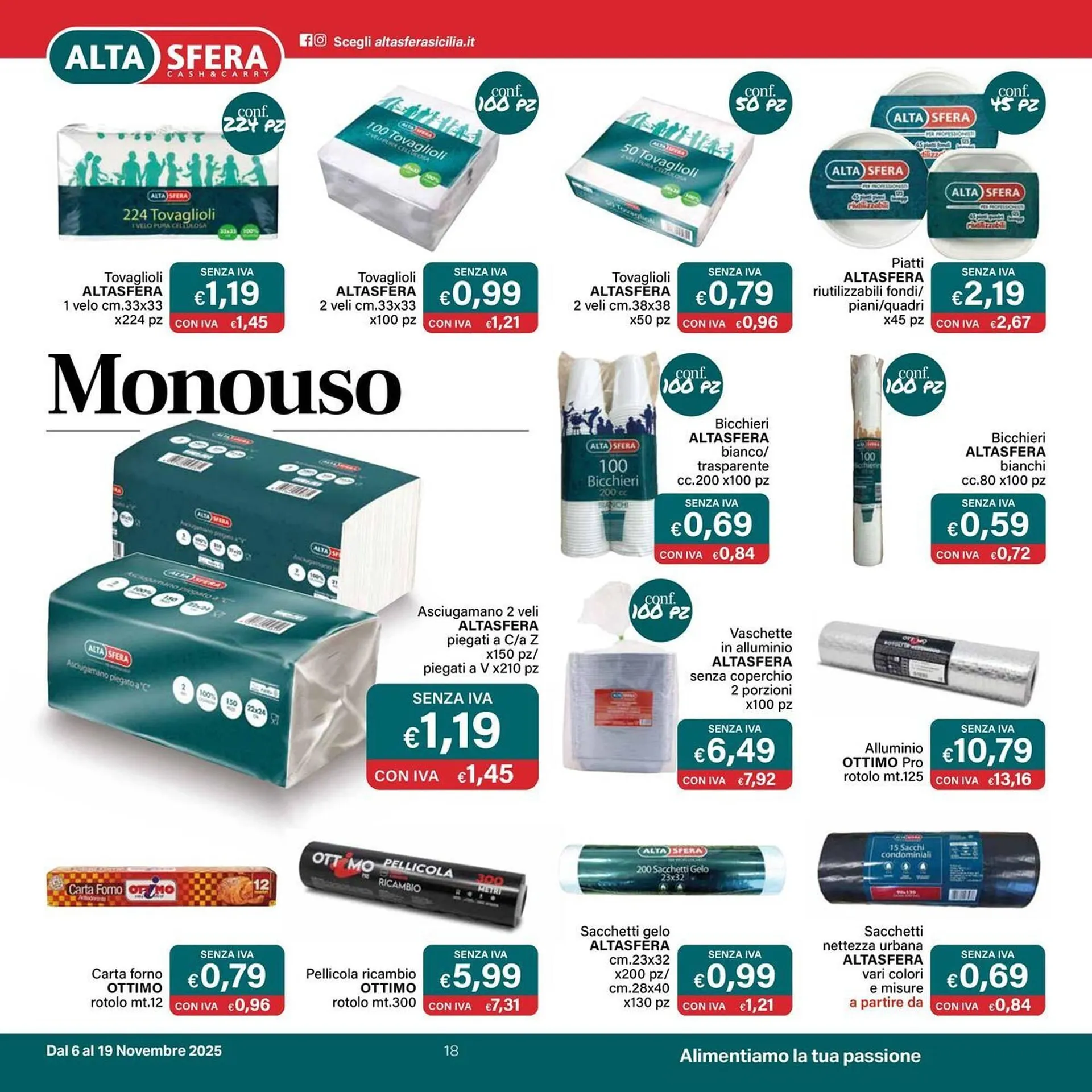 Volantino Altasfera da 6 novembre a 19 novembre di 2025 - Pagina del volantino 18