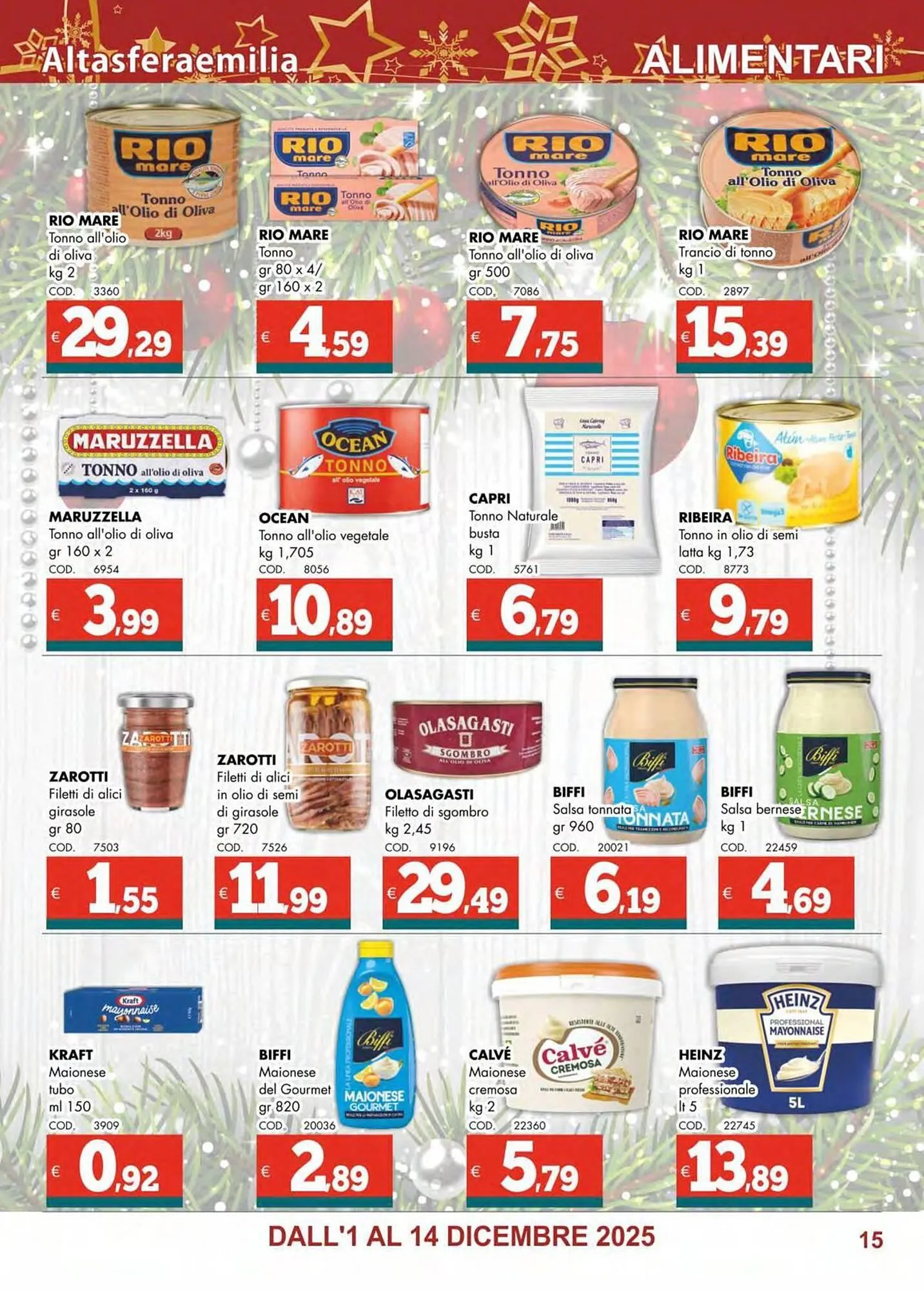 Volantino Altasfera da 1 dicembre a 14 dicembre di 2025 - Pagina del volantino 15