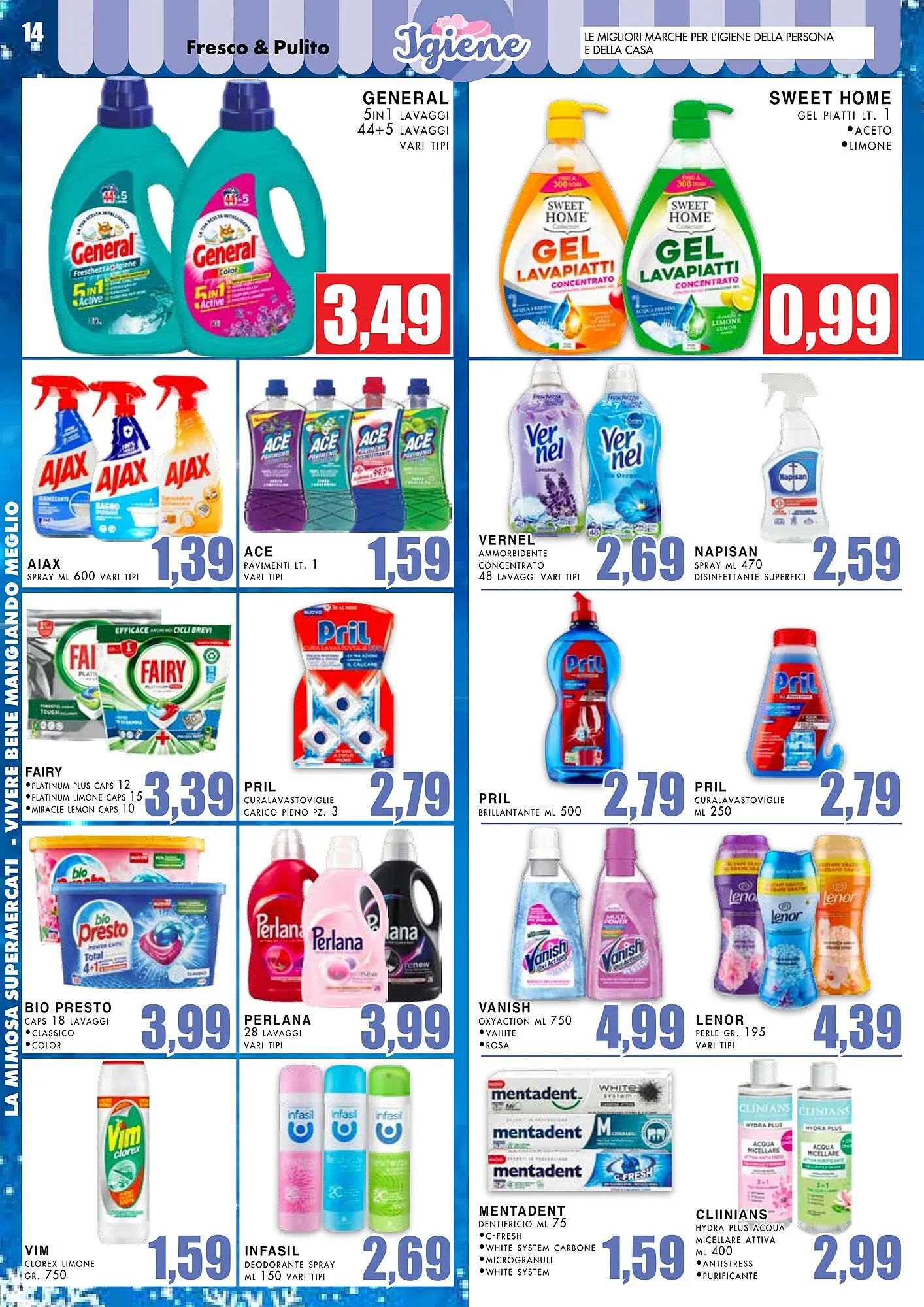 Volantino La Mimosa Supermercati da 1 dicembre a 14 dicembre di 2025 - Pagina del volantino 14