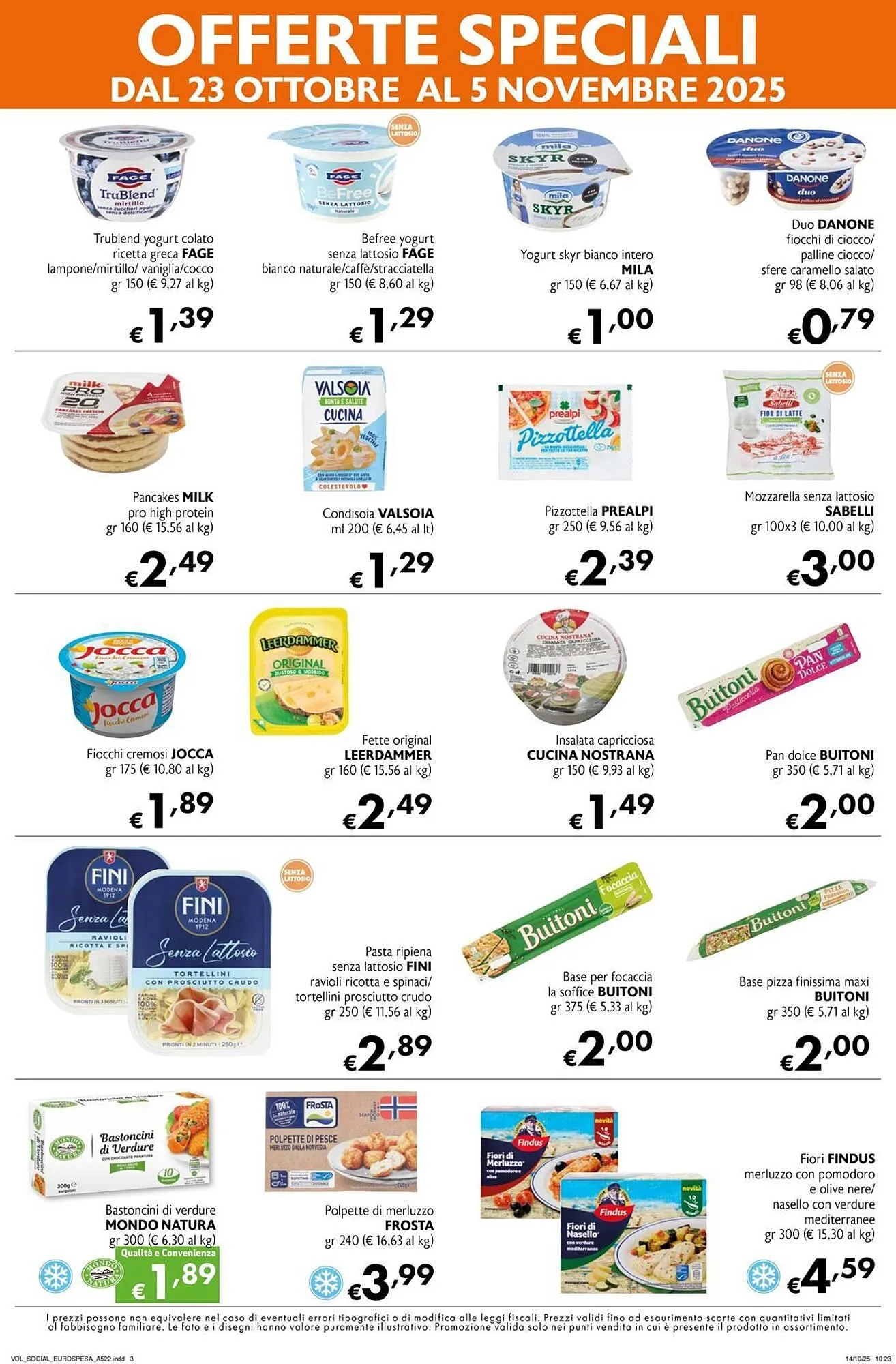 Volantino Eurospesa da 23 ottobre a 5 novembre di 2025 - Pagina del volantino 3