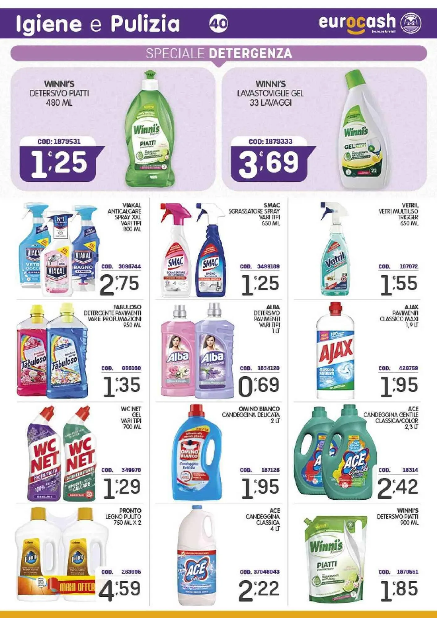 Volantino Eurocash da 12 maggio a 1 giugno di 2025 - Pagina del volantino 40