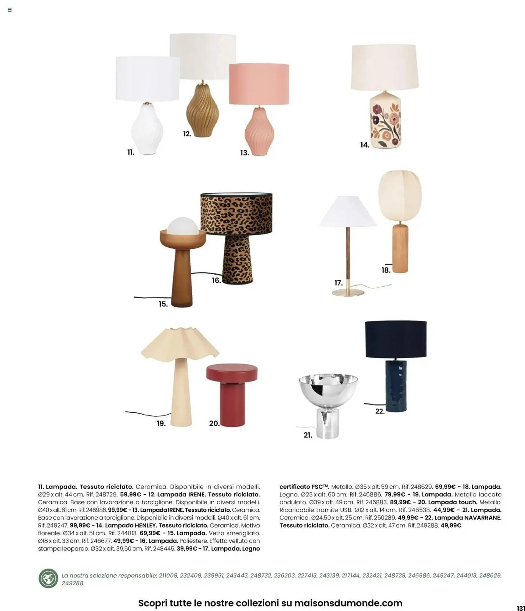 Volantino Maisons du Monde da 27 agosto a 28 febbraio di 2026 - Pagina del volantino 131