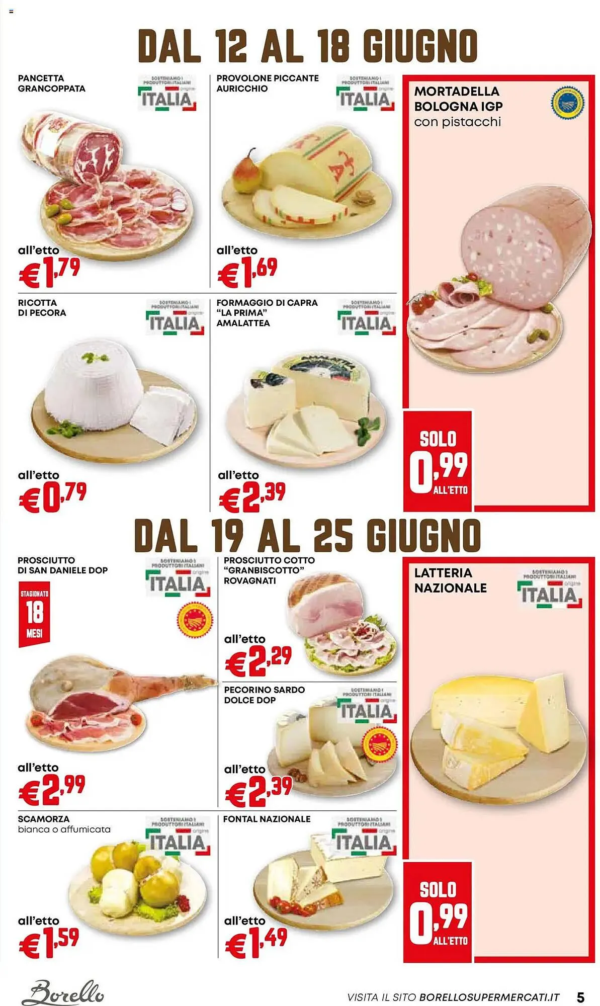 Volantino Borello Supermercati da 12 giugno a 25 giugno di 2025 - Pagina del volantino 5