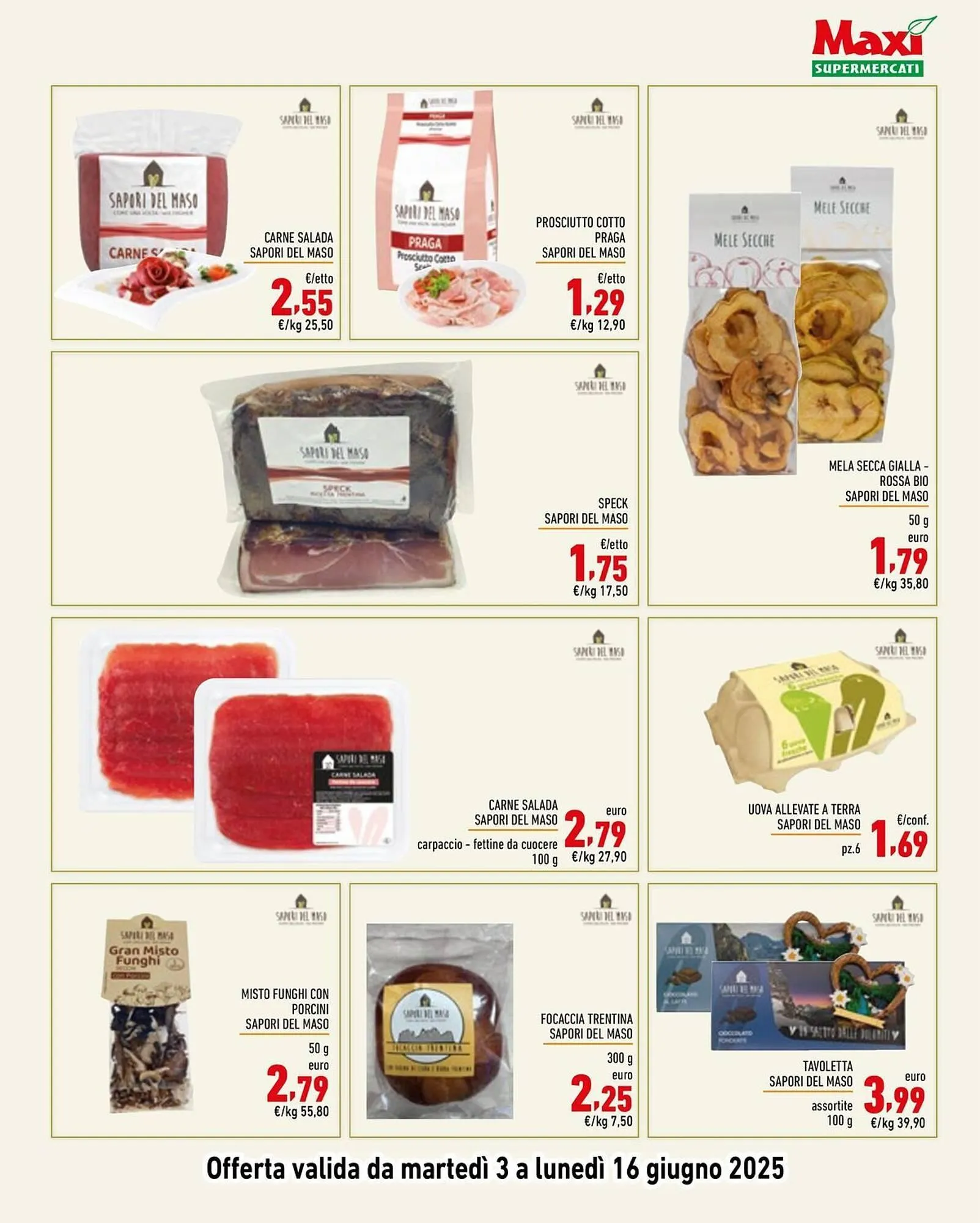Volantino Maxi Supermercati da 3 giugno a 16 giugno di 2025 - Pagina del volantino 9
