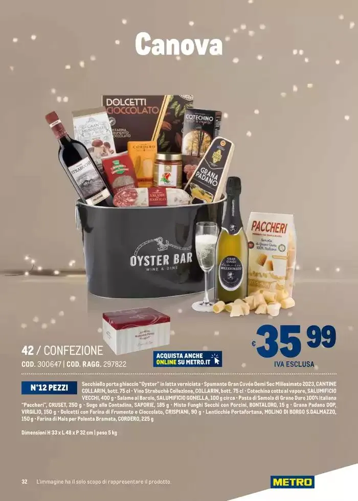 Cesti di Natale Ridotto da 4 novembre a 31 dicembre di 2024 - Pagina del volantino 32