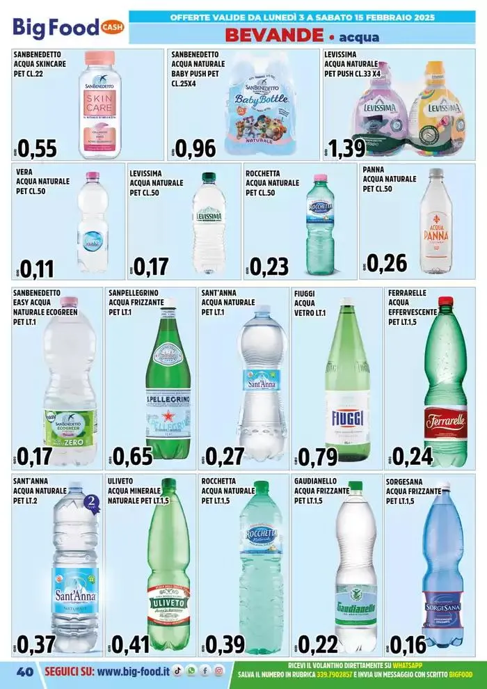 Carnevale innamorati della convenienza da 3 febbraio a 15 febbraio di 2025 - Pagina del volantino 40